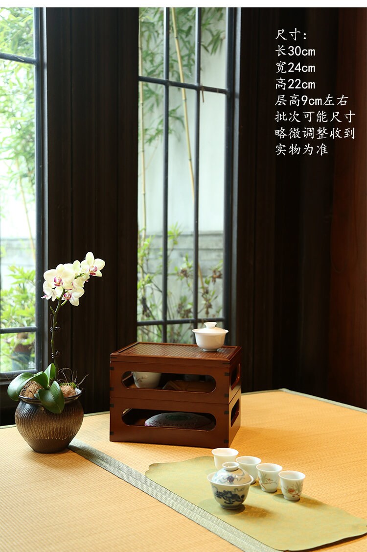 This is a bamboo shelf bamboo rack.this is a bamboo teaware storage box