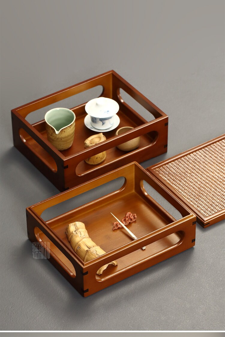 This is a bamboo shelf bamboo rack.this is a bamboo teaware storage box