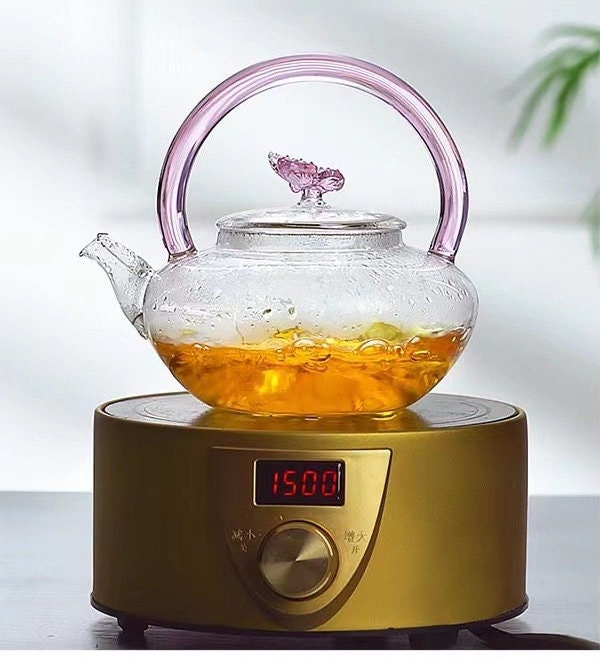 This is a glass kettle