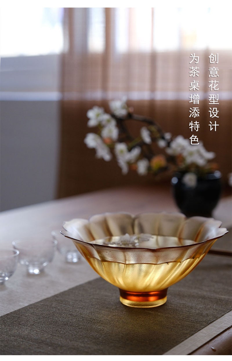 This is a liuli tea bowl