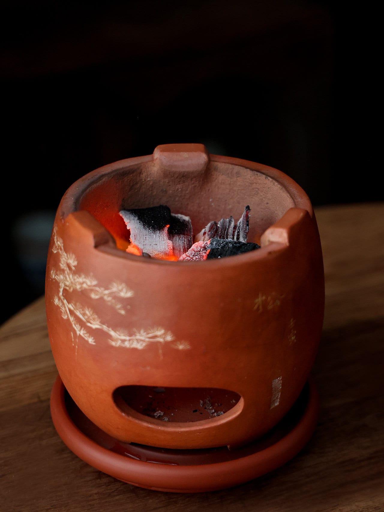 This is a pottery stove